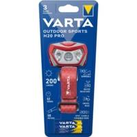 Lampe frontale LED "Outdoor Sports H20 Pro" rouge/gris - VARTA