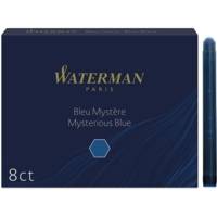 Etui de 8 cartouches longues encre bleu mystère - WATERMAN