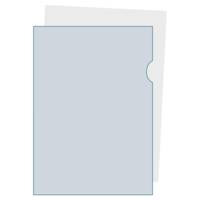 Paquet de 10 Pochettes coins A4 PP 0,12 mm Transparent lisse - EXACOMPTA