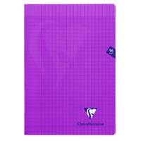 Cahier MIMESYS Piqué Polypro 21 x 29,7 cm 96 pages 90g Séyès Violet - Clairefontaine