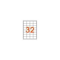 Boite de 3200 étiquettes 51x33,8 mm (32 x 100F A4) Multi-usage Coin Droit Perm. Blanc - APLI-AGIPA