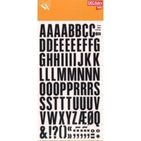 Lettres Transferts (1 Feuille) SDD207F 24 mm Noir - Apli-Agipa