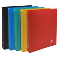 Classeur 4 anneaux 30mm polypropylène OPAK - A4 Maxi - Coloris Aléatoire - EXACOMPTA