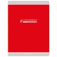 Cahier agrafé 24X32cm 48P 90G grands carreaux coloris aléatoire - CONQUÉRANT