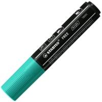 Marqueur pointe large FREE acrylic T800C vert turquoise - STABILO