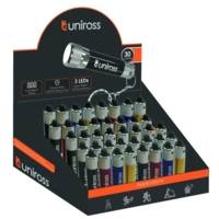 MINI Lampe de Poche LED Porte clés (3xLR44) - UNIROSS