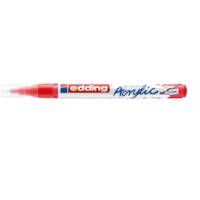 Marqueur Acrylique 5300 Pointe Fine Rouge trafic 1-2 mm - EDDING