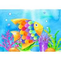 Etui de 12 crayons couleur KINDER-AQUARELL + pinceau - FABER-CASTELL