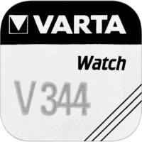 Pile oxyde argent pour montres V344 (SR42) 1,55 Volt - VARTA