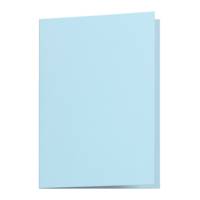 Etui de 5 cartes pliées Grain de Pollen 148,5x210 bleu celeste - CLAIREFONTAINE