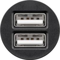 Chargeur de Voiture Dual-USB (12 W) 12 W max. 2,4 A (12/24 V) 2x USB - GOOBAY