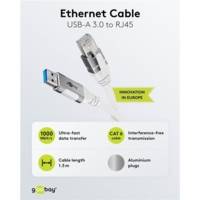 Câble Ethernet USB-A 3.0 vers RJ45, 1,5 m - GOOBAY