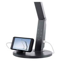 Lampe de bureau LED Vario Plus, argent - HANSA