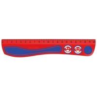 Règle plate Kidy Grip en plastique 20 cm Coloris aléatoire - MAPED