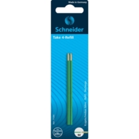 Recharges pour stylo Take 4 Refill vert x2 trait moyen - Schneider