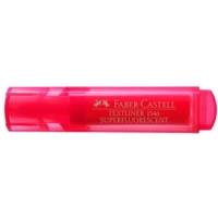 Surligneur TEXTLINER 1546 Pointe Biseau 1 - 5 mm Rouge - FABER-CASTELL