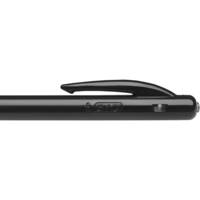 Pack 100 Stylos Bille Rétractable M10 Clic Pointe Moyenne Noir - BIC