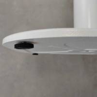 Pied de table blanc Round - intérieur - RestooTab