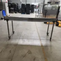 Table inox - Largeur XL (L=1610-2010mm) - Avec dosseret, Sur Roulettes - TBLXLP70DossRoul - Vesto