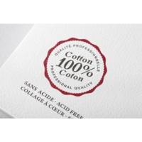 Album spiralé Fontaine grain fin 12 feuilles 300g 12x18 cm 100% Coton - CLAIREFONTAINE