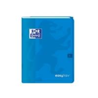 Cahier Easybook agrafé17x22cm 96 pages grands carreaux 90g bleu - Oxford