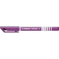 Stylo feutre SENSOR M Pointe Moyenne Lilas - STABILO