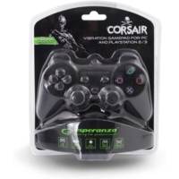 Manette de Jeu CORSAIR Filaire Vibrante PC, PS2, PS3 Noir - ESPERANZA