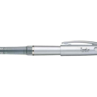 Feutre plume Tradio TRJ74 corps gris Alu encre Noire - Pentel