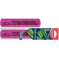 Règle plate Twist'n Flex Incassable Flexible 15 cm couleur aléatoire - MAPED