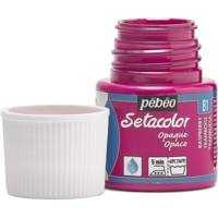 Flacon 45ml Peinture Setacolor Opaque pour Tissu FRAMBOISE - PÉBÉO