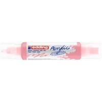 Marqueur acryl 3d dble pointe 5400 mauve chic 2-3 mm, 5-10 mm - EDDING