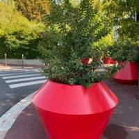 Pot de fleurs Saphir réversible recyclable - ATECH