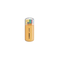 Étui Zebrui de 20 Stylo-Feutre POINT 88 Pointe Fine 0,4 mm avec attache couleurs assorties - STABILO