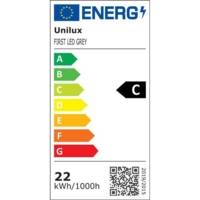 Lampadaire à LED FIRST dimmable noir - UNILUX