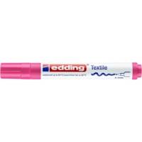 Marqueur pour Textiles 4500 Rose Fluorescent Pointe Ronde 2-3 mm - EDDING