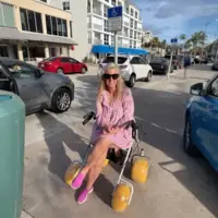 Déambulateur tout-terrain plage ACCESSWALK – Fun2Access