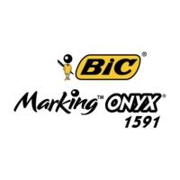 Marqueur Permanent MARKING ONYX 1591 MAXI Pointe Biseau 2,7 à 6,2 mm Noir - BIC