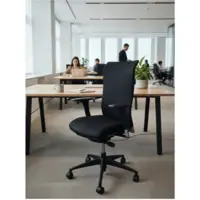 Siège de bureau Navailles noir BASTIEN - OCCASION
