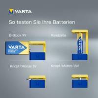 Testeur de Piles LCD Numérique pour Piles, Batteries et Piles Boutons - VARTA