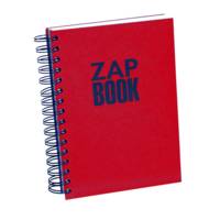 Zap book Bloc RI 14,8x21 Uni 80g 160 feuilles blanches Coloris de couverture aléatoire - CLAIREFONTAINE