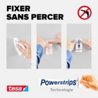 Pack 2 Clous AdhésifPowerstrips 2Kg pour papier peint et plâtre - TESA