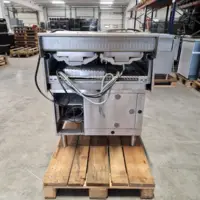 Ensemble plancha,  soubassement 2 tiroirs, Revêtement en inox, - PLSN40E+CHRR1/2 - Rosinox