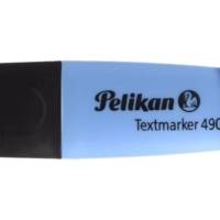Surligneur Textmarker 490 Pte biseautée 1 - 5 mm Bleu fluo - Pelikan