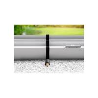Câble Passe-fenêtre SMA femelle femelle - plat coaxial HF 1.13 - pour antenne 5G, LTE / 4G - GOOD CONNECTIONS