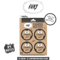 Pack de 4 Boites Appât Anti-Fourmis 0% Evaporation d'Insecticide - FURY