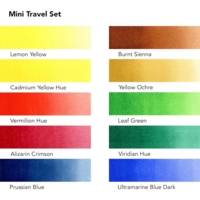Mini boîte aquarelle de voyage - 10 couleurs - DALER ROWNEY
