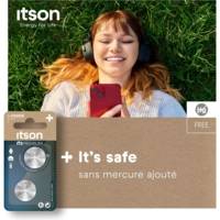 Pack 2 Piles Bouton Lithium CR2025 3V Idéale Clé de Voiture, Montre - ITSON