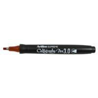 Marqueur "Calligraphy Pen" pointe 3 mm coloris sépia - ARTLINE