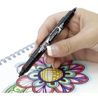 Marqueur Permanent MONO twin 0,8 et 0,4 mm Noir - TOMBOW