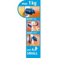 Powerstrips 14 Languettes Amovibles SMALL pour Surfaces Lisses 1kg - TESA
